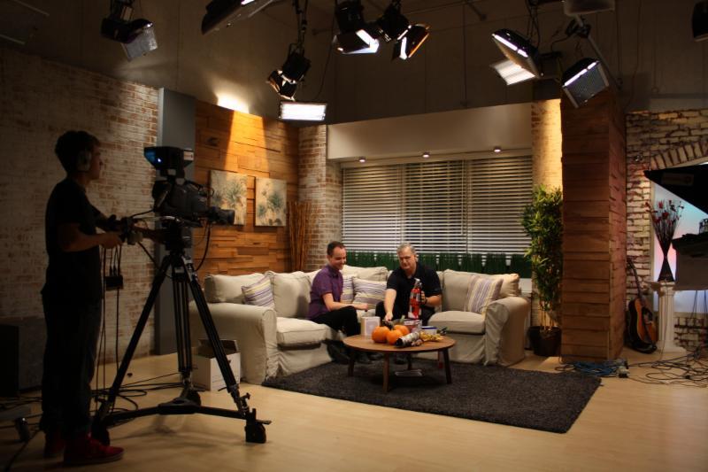 Huronia in the television studio